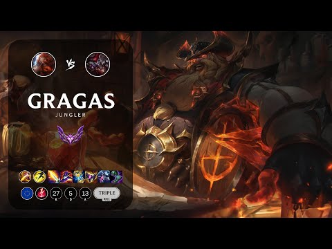 Gragas Jungle vs Shaco - EUW Master Patch 14.7