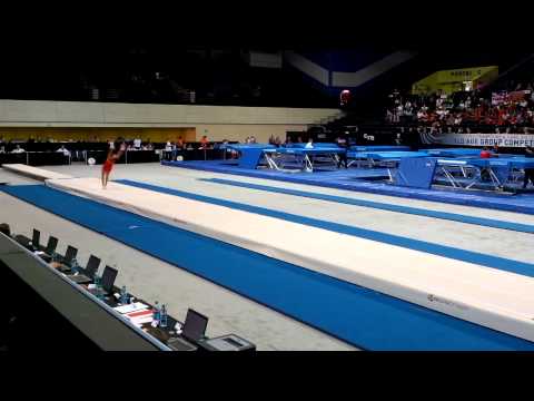 2014 A Lisitsyn RUS pass 2 1516 Mens Tumbling Prelim World Age Group Champs USA