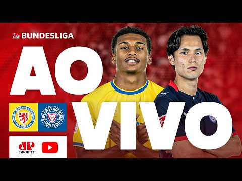 EINTRACHT BRAUNSCHWEIG X HOLSTEIN KIEL | AO VIVO E COM IMAGENS | BUNDESLIGA 2 | 7ª RODADA