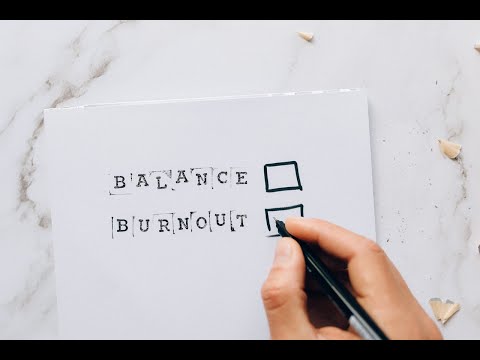 Burnout and Perfectionism - Michaela Thomas