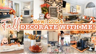 COZY FALL DECORATING IDEAS 2024 | FALL CLEAN AND DECORATE WITH ME | SELLE DESHIRO FALL DECOR 🍂