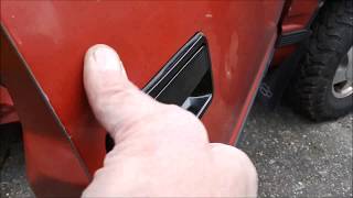 1980s to 1990s chevy truck door handle/lock  replacement