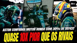 🚨 ASTON MARTIN HONDA DECLARA TER DÉFICIT COLOSSAL NO MOTOR E SITUAÇÃO É HORRIPILANTE #f1
