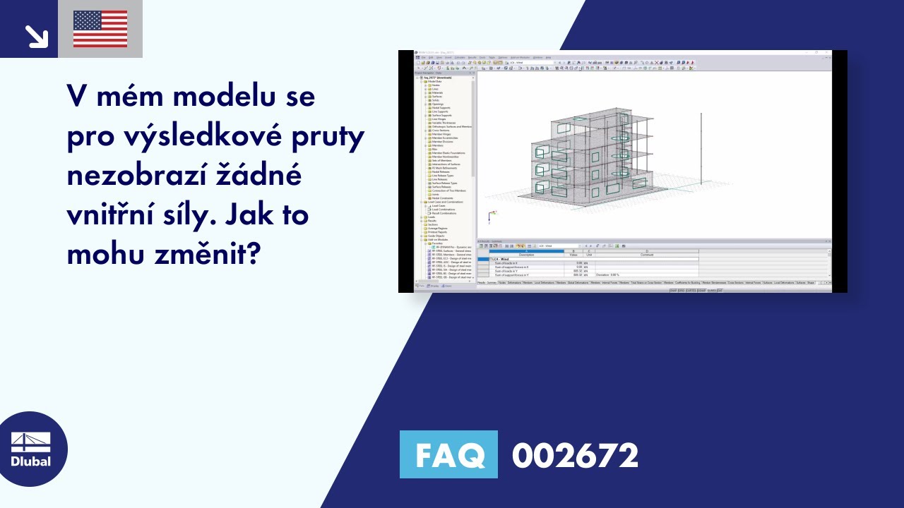 [EN] FAQ 002672 | V mém modelu se pro výsledkové pruty nezobrazí žádné vnitřní síly. Jak mohu přiřadit prutu tuhosti, aniž bych musel vytvářet fiktivní materiál a průřez?