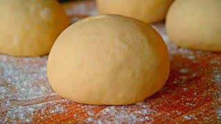 HOW TO MAKE PIZZA DOUGH - pizza dough made from scratch - video recipe - home made