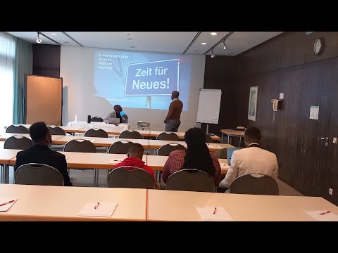 The ERGO Pro Grundseminar at Nürnberg in progress super with face-to-face training with Olumide 