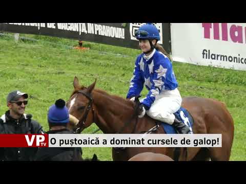 O puștoaică a dominat cursele de galop!