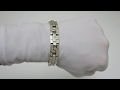 Видеообзор Мужской серебряный браслет 5100200