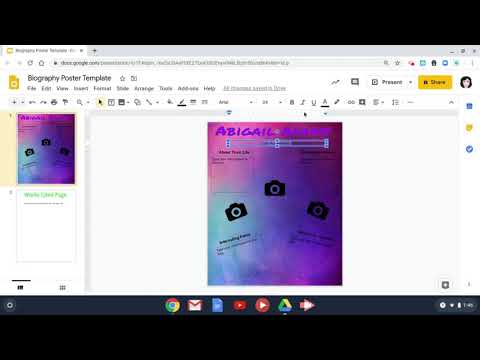 Biography Poster Template