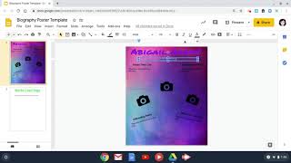 Biography Poster Template