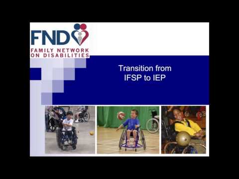 From IFSP to IEP