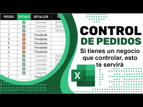 , title : 'Elaborar un control de pedidos paso a paso en #excel'