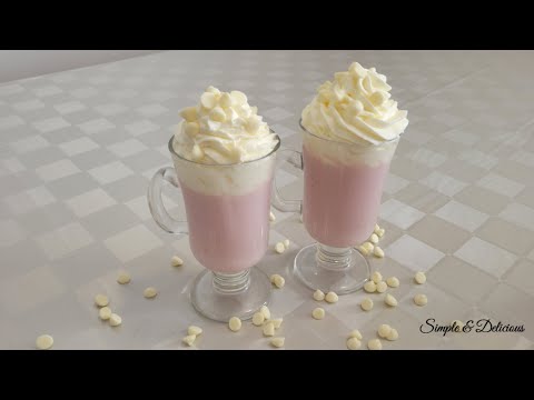 Whip Up A Delicious Raspberry White Hot Chocolate At Home | Quick & Simple Recipe