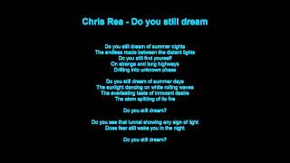 Chris Rea-Do You Still Dream