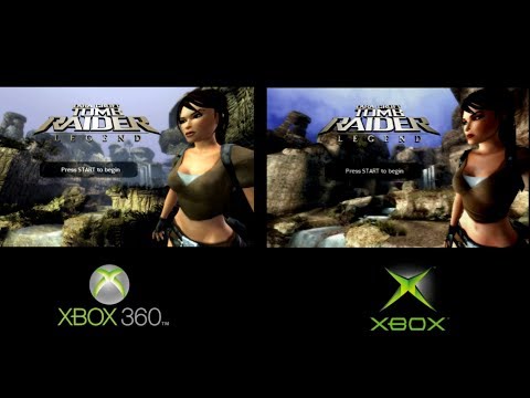 Tomb Raider Legend - Xbox vs Xbox 360 (Tio John Compara) EP.12