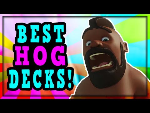TOP 3 HOG DECKS!! (NO LEGENDARIES) :: Updated BEST HOGRIDER DECK IN CLASH ROYALE