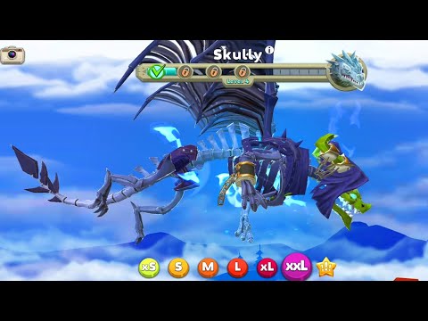 Hungry Dragon - Skully Dragon Unlocked Bigger, Stronger & Faster - All Dragons Unlocked Gameplay