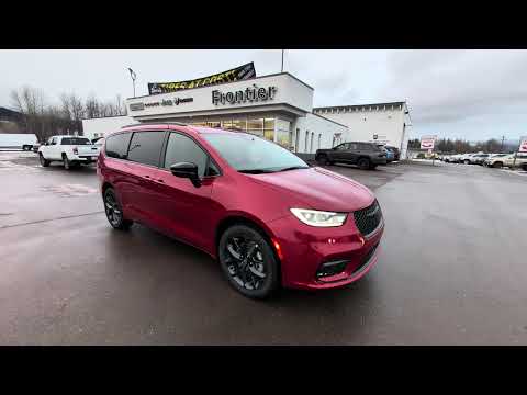 2026 Chrysler Pacifica Select AWD in Red for sale at Frontier Chrysler Dodge Jeep Ram Fiat Ltd. in Smithers, BC