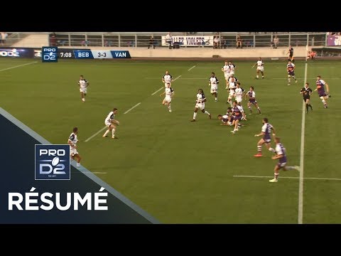 PRO D2 - Résumé Bourg-en-Bresse-Vannes: 19-19 - J1 - Saison 2018/2019