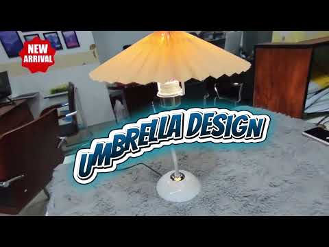 Bedside Lamp Umbrella Design
