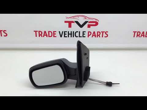 Fits Ford Fiesta Mk6 2002-2005 Door Wing Mirror Manual Primed Passenger Side video