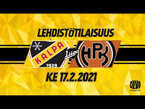 Lehdistötilaisuus I KalPa - HPK I 17.2.2021
