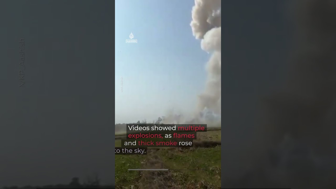 Deadly blaze at fireworks facility in India | AJ #shorts