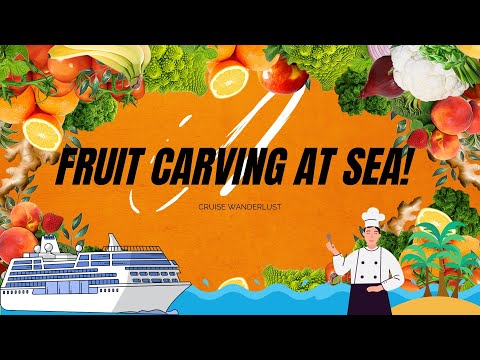 Thumbnail for INCREDIBLE FRUIT CARVINGS ABOARD: #cruiseexperiences #princesscruises
