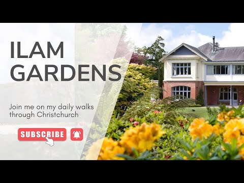 Visit Christchurch Ilam Gardens - Beautiful Garden walk through in the city.