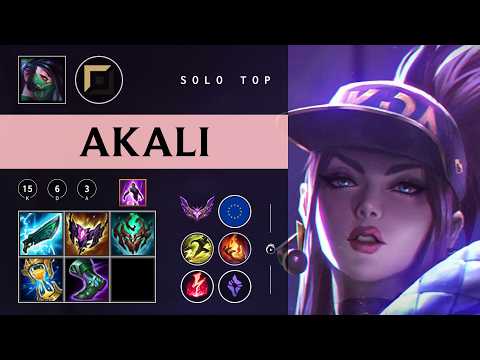 Akali Top vs Senna - EUW Master Patch 26.04