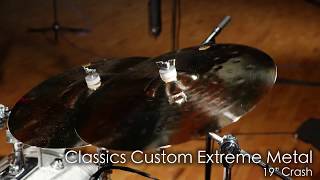 Video thumbnail for Meinl Cymbals CC19EMC-B Classics Custom 19" Extreme Metal Crash Cymbal by MEINL Cymbals - Official Product Videos