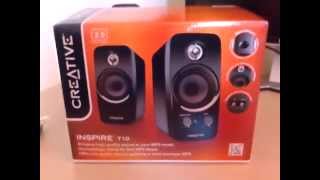 Video thumbnail for Creative Inspire T10 Unboxing/Review by TechJayUK