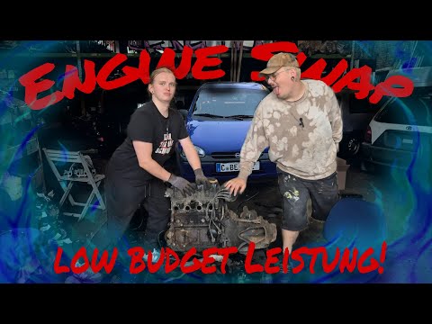 Schaffen wir den MOTORUMBAU?! | Opel Corsa B Engine Swap | machbar