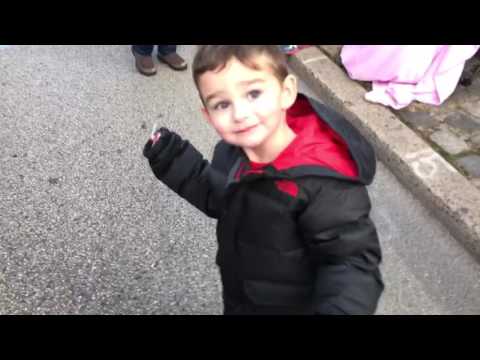 Nicholas with Mummers - We need a little Christmas at the Ambler Parade.