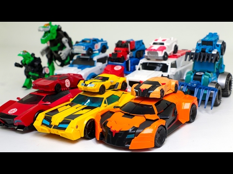 Transformers RID Bumblebee Optimus Prime Retchet Drift Grimlock Thunderhoof 16 Vehicle Robot Car Toy