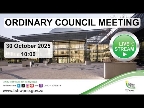 Ordinary Council meeting, 30 October 2025