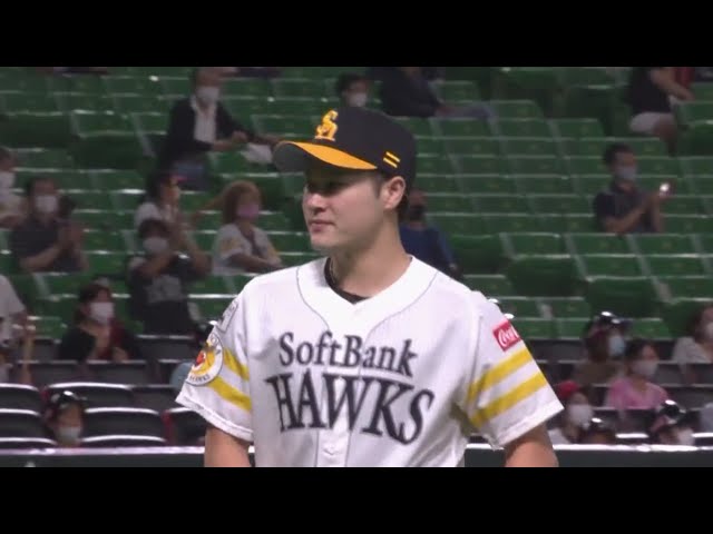 【5回表】ホークス・笠谷 自己最長5回を被安打2の好投!! 2020/8/27 H-B