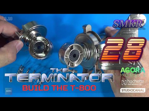 Agora Models Build the T-800 Terminator Pack 3 Stage 28 - Left and Right Shoulders Continued