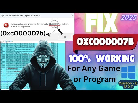 How to Fix 0xc0007b error | Guaranteed fix!