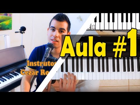 Aula de Teclado 01 - Primeira Aula para INICIANTES