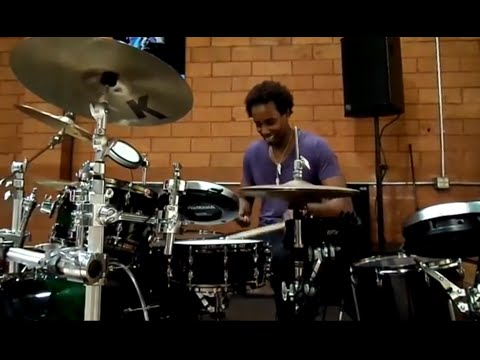 Oscar Seaton Drum Solo at Yamaha Artist Office