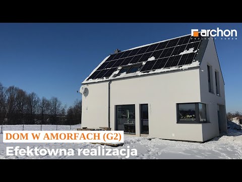 Dom w amorfach (G2) –  Efektowna realizacja domu I ARCHON+ Projekty Domów