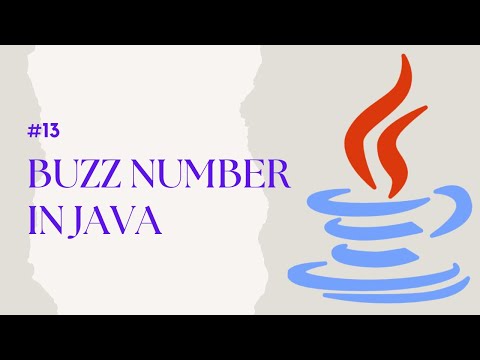 Buzz Number In Java Logical Problems In Java Vs Code Eclipse Ide