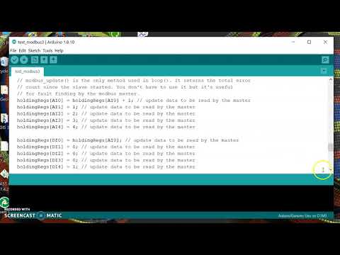 Recording Arduino   Modbus Slave