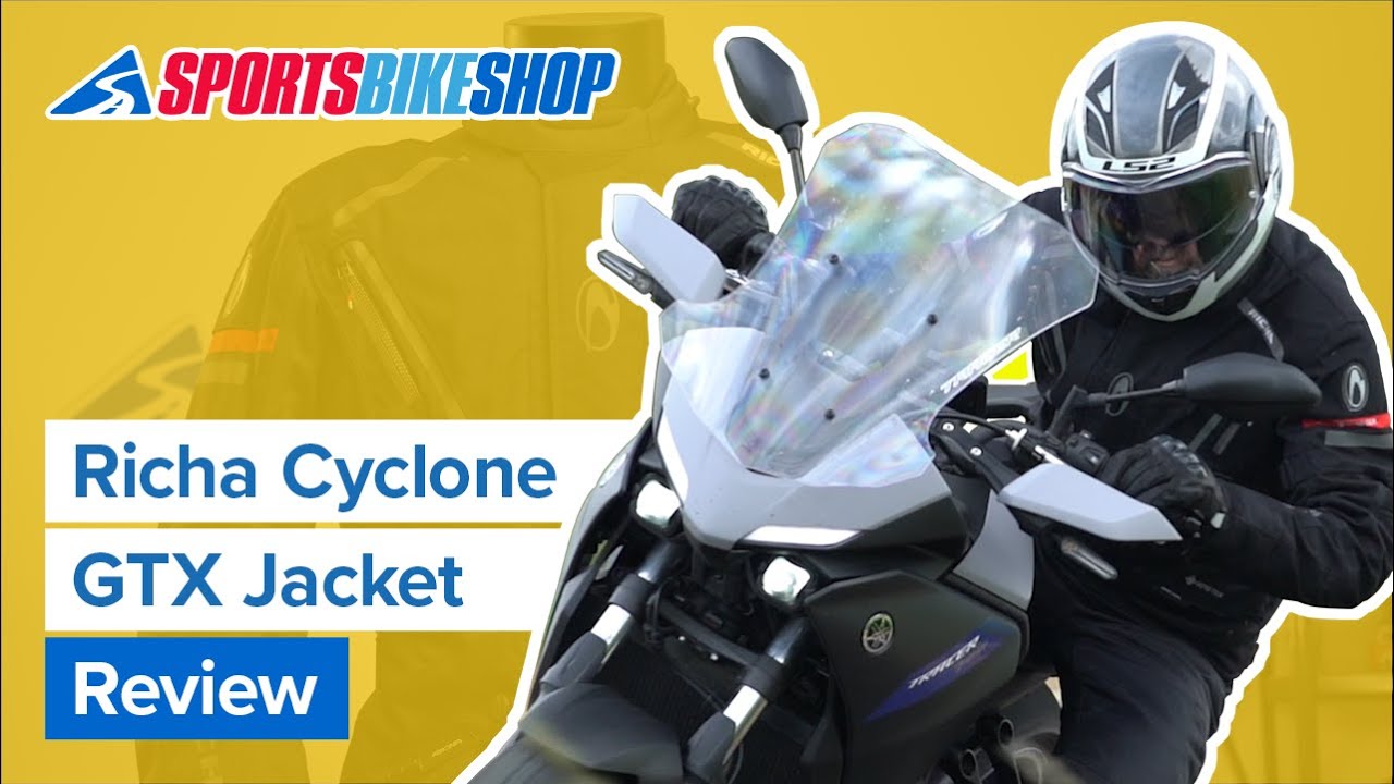 Richa Cyclone Gore-Tex Textile Jacket - Black Video