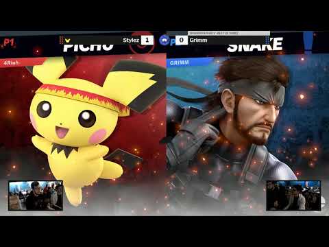 TSL 155 - Winners Round 2 - Stylez (Pichu) vs Grimm (Ridley, Snake)