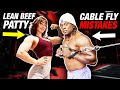 STOP doing Cable Fly Mistakes Ft. Lean Beef Patty