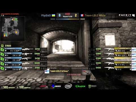 Flipsid3 vs LDLC.White #2 Cobblestone DreamHack Tours 2015 Closed Qualifier