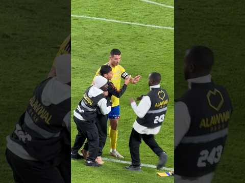 Cristiano Ronaldo Stopped the Security for a young Fan ❤