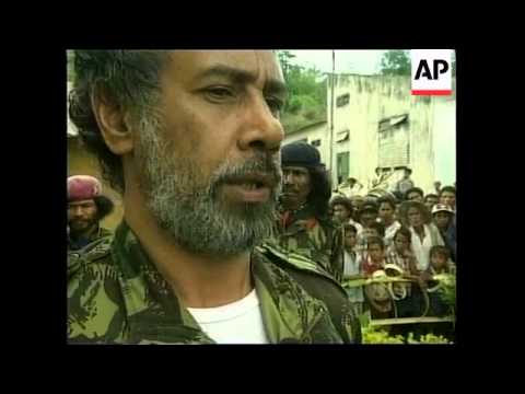 EAST TIMOR: BOBONARO: XANANA GUSMAO VISIT